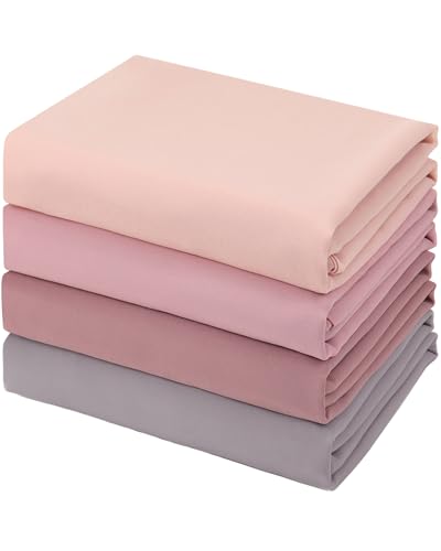 Geyoga 4 Pcs Chiffon Hijab Scarf for Women Muslim Long Head Scarf Lightweight Shawls Wrap Lady Gift Set