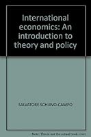 International economics: An introduction to theory and policy 0876263864 Book Cover