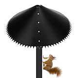 HEEPDD Vogelfutterstangen-Eichhörnchen-Abschirmung, 3er-Pack Umlaufender Stachelschutz für Vogelfutterstangen mit Einem Durchmesser von 0,4 Bis 1 Zoll. Schutz vor Eichhörnchen und Waschbären