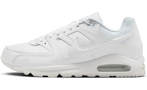 NIKE 749760-102 Air Max Command Uomo, WHITE/WHITE-METALLIC SILVER EU 45
