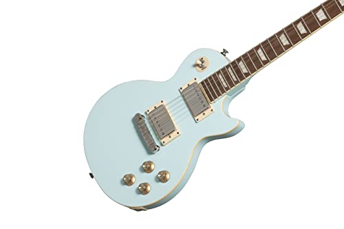 Epiphone Power Players Les Paul (y compris sac de rangement, cable, pics) Bleu glace - Les Beatles, Paul McCartney, John Lennon, RIngo Starr, George Harrison Epiphone Power Players Les Paul (y compris sac de rangement, cable, pics) Bleu glace – Image 3