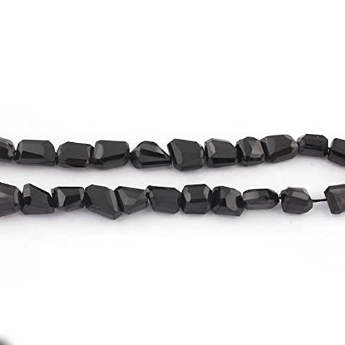 Perles en onyx noir facettées LKBEADS pour fabriquer des bijoux d'été