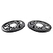 TRQ Rear Brake Rotor Backing Plate Compatible with 1998-2008 Subaru Forester 97-03 Impreza