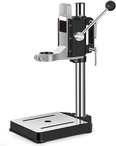 Image of FLTRGO Drill Press Stand with Vise, Drill Press Stand Bench Top for Hand Drill, Adjustable Benchtop Drill Presses Bench Clamp Drill Workbench Repair Tool