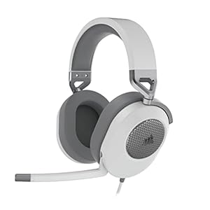 Corsair HS65 Surround Gaming-Headset (Kunstleder-Ohrmuscheln aus Memory-Schaumstoff, Dolby Audio 7.1-Surround-Sound auf…