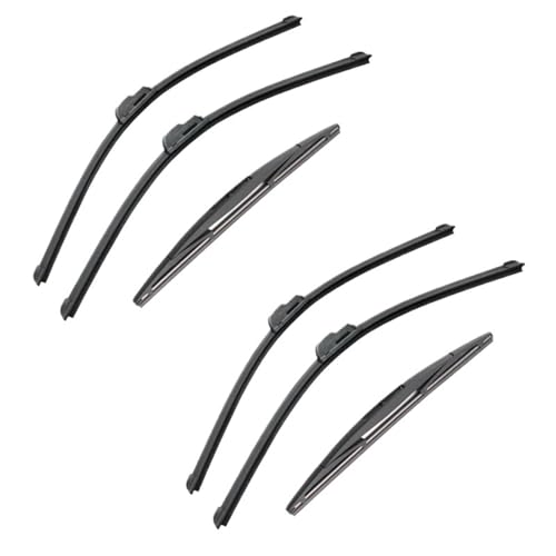 Kit essuie-glace Honda Odyssey 2005-2009 avant et arrière balais en caoutchouc 6 PCS