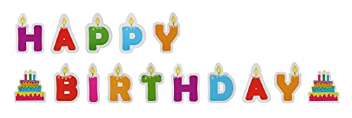 Happy Birthday Yard Signs with Metal Stakes, 17" Letters, Weather Resistant - Thumbnail 7