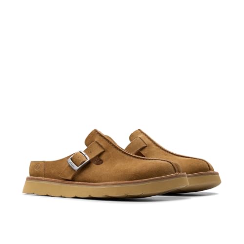 Clarks Homme Solsbury Mule, Cola Suede, 43 EU