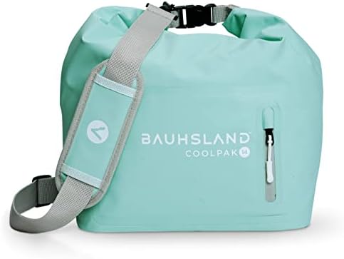 Bauhsland Cooler Bag - Insulated, Waterproof, & Leakproof Cooler, Camping Cooler, Kayak Cooler, Beach Cooler, Travel Cooler for Fishing, Picnics, Hiking, Backpacking, and Adventure (Seafoam)