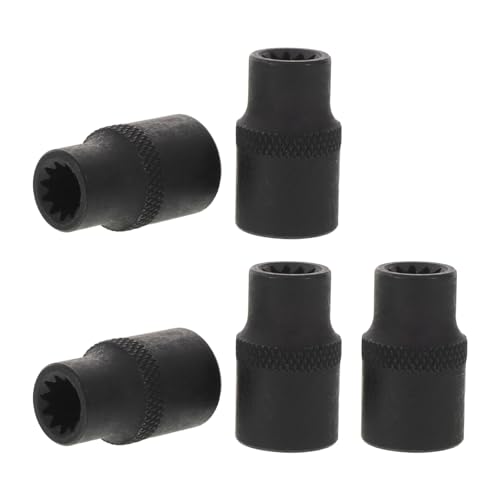 TOYANDONA Ensemble de 5 Douilles Extractrices pour Étrier de Frein à Disque Outils en Acier Robustes pour Démontage et Réglage D’étriers de Frein Arrière de Camions Européens Kit