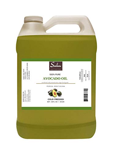 1 Gallon (128 OZ) 100% Pure Organic Cold Pressed Unrefined Extra Virgin Raw Avocado Oil All Natural - Thumbnail 3