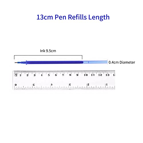 Recargas de Bolígrafos Gel Borrables 0.5 mm 100 pcs Azul miniatura 2