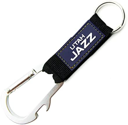Utah Jazz Carabiner Keychain - Wordmark image 2