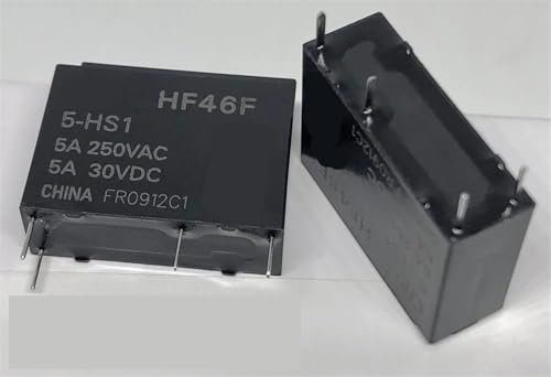 Relé 4 pines HF46F de 12V con alta capacidad de conmutación