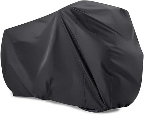 Viaky 2 Bicycle Cover Two Cycle Mountain Bike/Road Bike Rain Cover ! Waterproof and Anti Dust Rain UV Protection (Black)