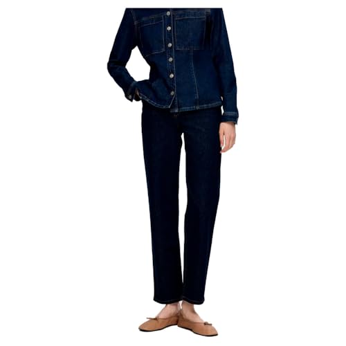 SELECTED FEMME Straight fit Jeans Dark Wash Dark Blue Denim 30 34 Dark Blue Denim
