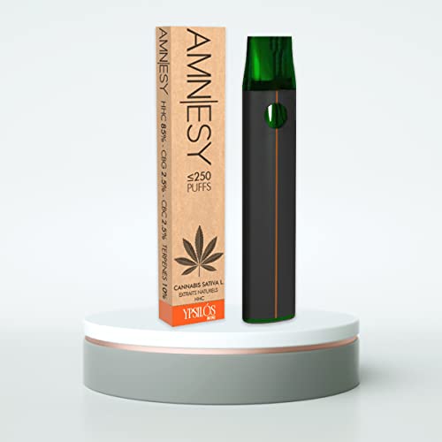 HHC Vape - AMNESY 85% HHC 250 Züge - verschiedene Geschmacksrichtungen, nikotinfrei, TPD-konform, Original (Einweg) Cover