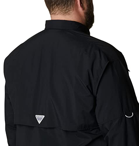 Columbia Men’s Pfg Bahama™ Ii Long Sleeve Shirt, Black, Large #TOP4