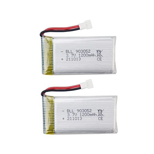 Fytoo 2PCS 3.7V 1200mah Lithium Battery for SYMA X5S X5SC X5SW X5SW-1 RC Helicopter Parts Aircraft Lithium Battery