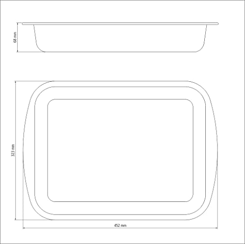 Assadeira Funda de Alumínio com Revestimento Interno Antiaderente Tramontina Brasil Vermelho