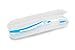 Portable Travel Toothbrush Case, Hard Plastic Dust-proof Toothbrush Container & Toothpaste Box Holder for Business trips and Daily Use (White)