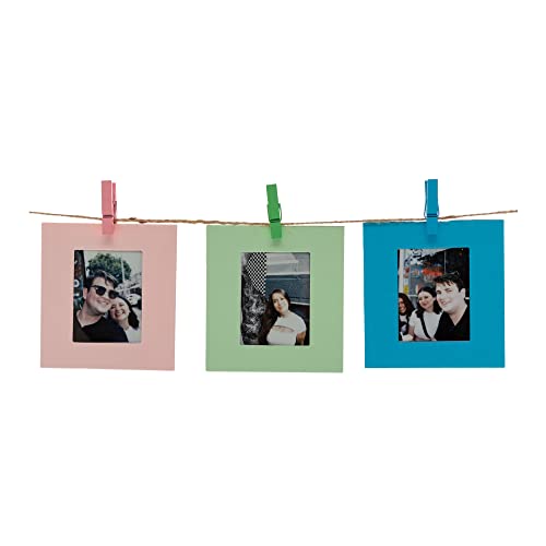Pack de película Fujifilm instax Mini Twin (100 exposiciones) con caja de almacenamiento, marcos colgantes, set DIY para postales (6 artículos) miniatura 3