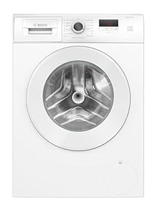 Bosch WGE02420, Serie 2, Frontlader Waschmaschine, 7 kg, 1400 UpM, SpeedPerfect, Maximale Energie- und Wasserersparnis, Nachlegefunktion, besonders hygienisch, AquaStop