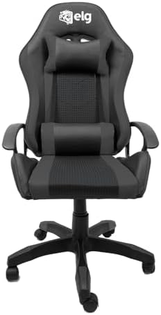 Cadeira Gamer Syrax Ergonômica com Ajuste de Altura e Estrutura R...