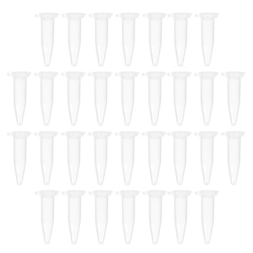 Éviter les fuites de plasma avec ces tubes pour centrifugeuse en PP de 1.5 ml avec bouchon attenant