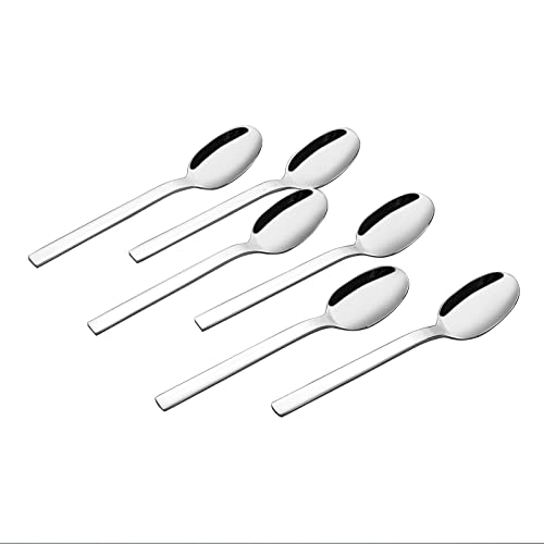 Afromy 12 Stück Edelstahl Mini Kaffeelöffel Mini Demitasse Espressolöffel für Dessert Cover