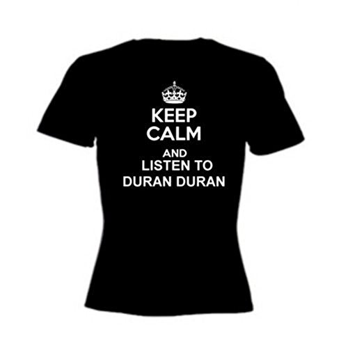 Duran Duran Nero T Shirt Keep Calm And Listen To