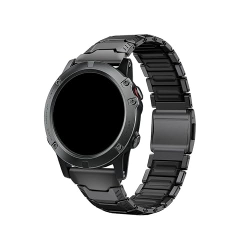 Bracelet silicone titane 22 26mm Garmin Fenix 8 pour éviter les irritations