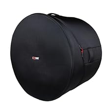 Designed to Fit 24" x 14" Bass Drums with Mounting Hardware and Features Exterior Sizing Tags for Easy Identification Multi-Layered Exterior Construction with Durable 1000D Black Nylon Tear, Puncture, Abrasion, and Harsh Weather Resistant Fabric—Plus...