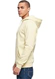 Build Your Brand Męska bluza z kapturem Heavy Hoody, miękka żółta, XXL