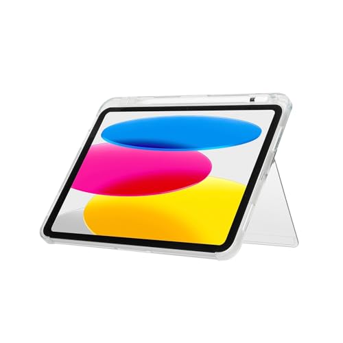Targus Click-in Clear Case and Kickstand for 10.9" iPad (10th gen.), Clear - Military-Grade Shock Absorbent Protective Case with Hands-Free Viewing (THD927GL) by Targus - Image 5