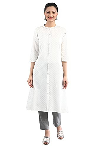 Kurta blanc femme Aurelia S évite la chaleur vêtement ample léger