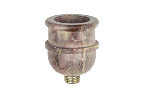 Weedness Bong-Speckstein-Kopf Hoch - Köpfchen Chillum Shillum Schraubkopf Steckkopf Adapter