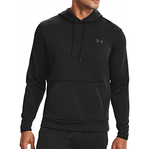 Image of Under Armour Armour Fleece Hd Warm-up Top, Men Black, Black / / Black (001), LG