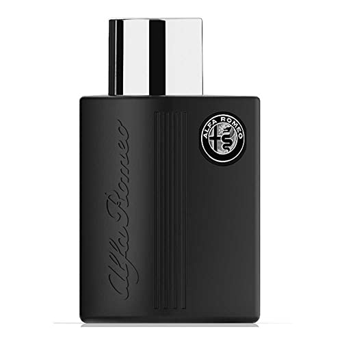Image of Alfa Romeo BLACK Eau De Toilette (40ml) | Grapefruit, Black Rose, Dark Woodsy Notes | Long Lasting Perfume