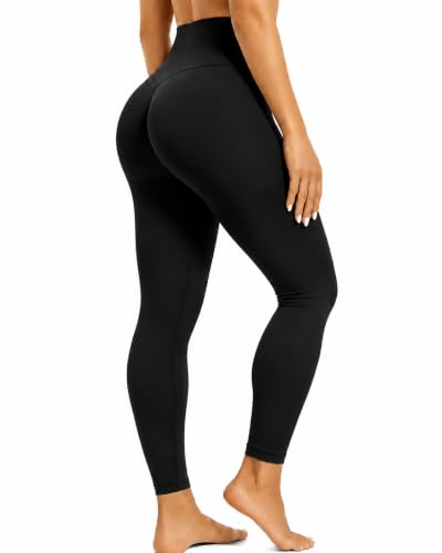 ZOOSIXX High Waisted Leggings for Women - Tummy Control Soft Opaque Printed Pants with Camo, Leopard for Workout Skating