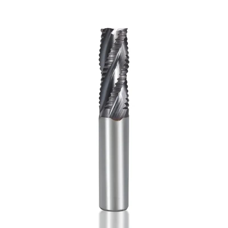Fraise En Bout D'ébauche À 4 Cannelures, 8mm-12mm-16mm, Super Revêtement, Fraise HSS, Machine CNC, Mèche De Routeur Pour Outils En Bois/aluminium/acier,12xD12x35x85L