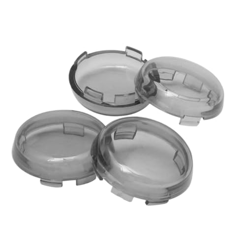 xnNXuYsvhK Turn Indicator Light Lens Cover 4PCS Compatible With Softail Heritage Touring Sportster XL 883(Smoke)