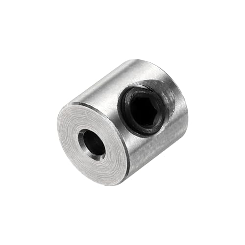 QUARKZMAN 20 Stück Schraubkragen 2mm Bohrung Schraubkragen, 7mm Außendurchmesser, 7mm Breite, Bohrbegrenzer, Tiefenkragen für Edelstahlbohrer