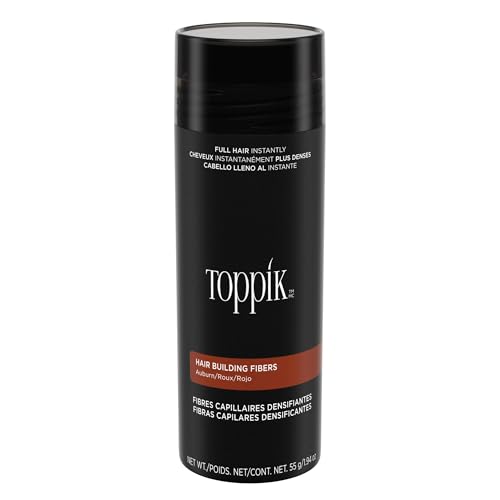 Toppik Hair Building Fibers, Fill In Fine or Thinning Hair Instantly Thicker, Fuller Looking Hair 9 Shades,4 size options