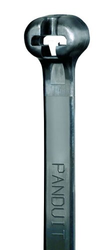 Panduit BT3LH-L0 Cable Tie, Metal Barb, Light-Heavy, Weather Resistant Nylon 6.6, 11.8-Inch Length, Black (50-Pack) by Panduit - Used condition - US$24.16