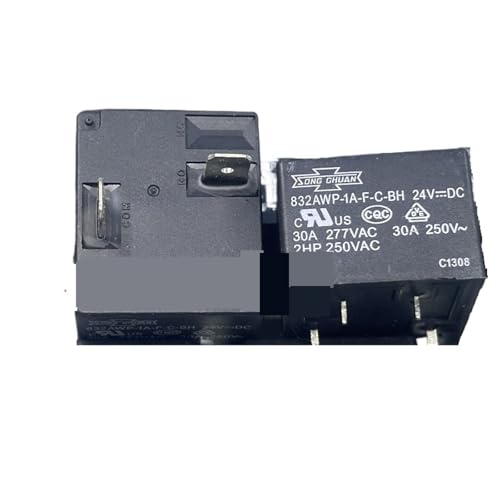 1pcs Relay 832AWP-1A-F-C-BH 24VDC Water Heater Relay 24V 30A 4pins