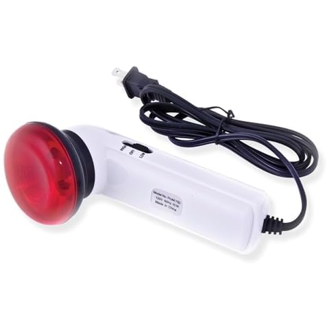 Portable Red Light Therapy Infrared Heating Wand by Infarex, Handheld Heating Lamp with Replacement Red Light Bulb, Provides Targeted Relief for Muscle Pain and Increased Blood Circulation Cover