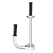 Adjustable Stretch Film/Wrap Dispenser/Machine. Fits Most Film from 12" to 20", Top Quality Stainless Steel, Industrial Standard, Tough, Durable. Easy to Use Instruction Include (Silver)