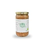 CARACTERÍSTICAS: La lenteja ,como otras legumbres integrales, aporta un alto nivel de proteínas y fibra, así como una gran variedad de minerales. Es apta para recetas vegetarianas y veganas. Es un alimento ecológico muy respetado en las dietas debido a los beneficios para la salud. Las lentejas estan cocidas y puedes incorporarlas en tus recetas dia a dia como ensaladas, guisos u otras formas de preparación. Legumbres super completas y saludables.