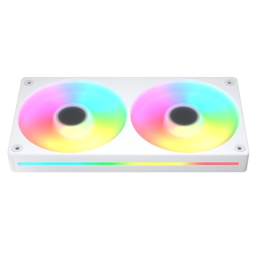 Ventilateur PWM COUGAR Unity ARGB 240 Blanc à flux d'air maximal